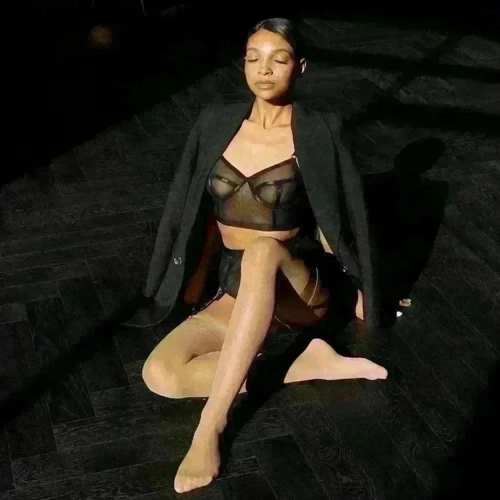 Bustier Bra Tattoo Print Citala  by Less Is Amor - Picture 5 of 5